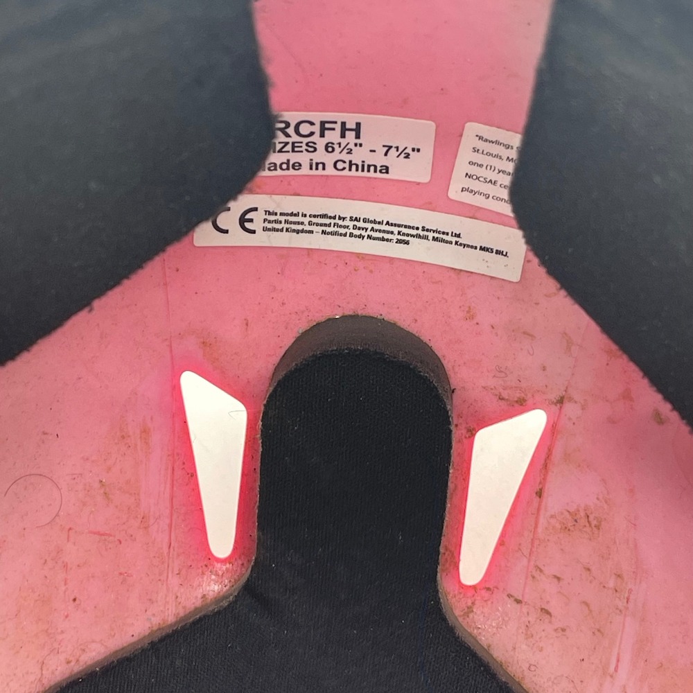 Rawlings RCFH Pink 6.5-7.5 Softball Batting Helmet + Face Guard WALRCFHMSBFG-OPK - Picture 3 of 16